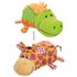  Мягкая игрушка 1toy Вывернушка Ням-Ням, 2 в 1, Крокодильчик-Жираф, с ароматами, 40 см, Т13924, фото 1 