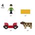  Игровой набор BRIO, Мальчик на ферме, 4 элемента, 15х20х5,5 см, 33879, фото 4 
