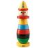  Деревянная игрушка BRIO, Пирамидка, клоун, 7х7х24 см, 9 элементов, 14х26х7,5 см, 30120, фото 1 